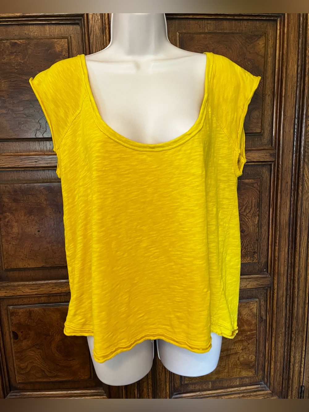 Anthropologie Daily Practice Women’s size Medium Yellow Flowy Boho Top